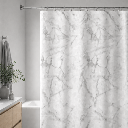 SHOWER CURTAIN PEVA STAGGERED DESIGN