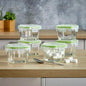 MINI AIRTIGHT GLASS CONTAINER SQUARE 6.08oz