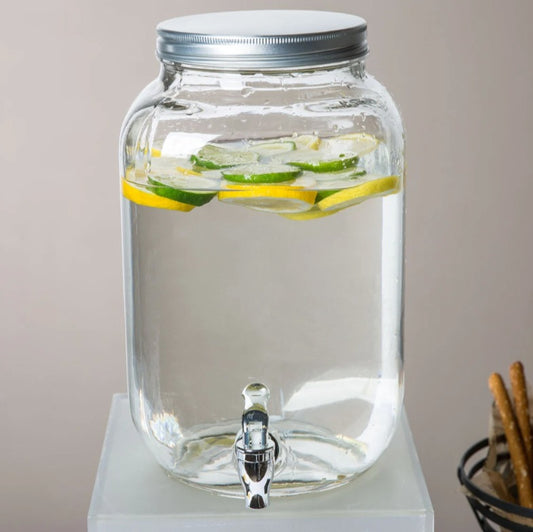 GLASS BEVERAGE DISPENSER 3L