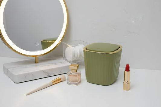 MINI COUNTERTOP VANITY WASTE BIN