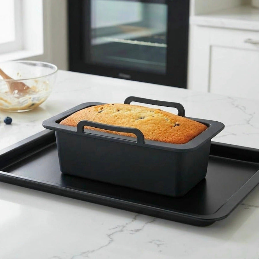 SILICONE LOAF BAKING PAN BLACK