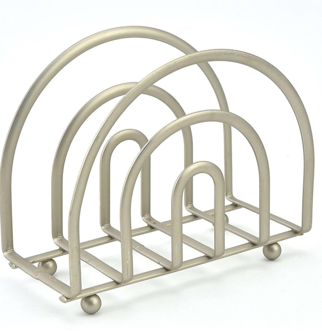 NAPKIN HOLDER SATIN NICKEL