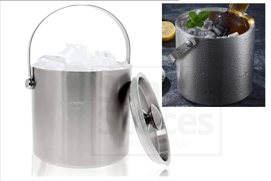 STAINLESS STEEL ICE BUCKET 2L