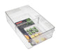 ACRYLIC STORAGE BIN W/DIVIDER