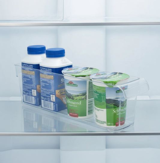 ACRYLIC REFRIGERATOR STORAGE BIN SLIM