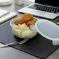 GLASS STORAGE CONTAINER ROUND w/LOCKING LID 930ML