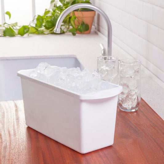STERILITE ICE CUBE BIN WHITE