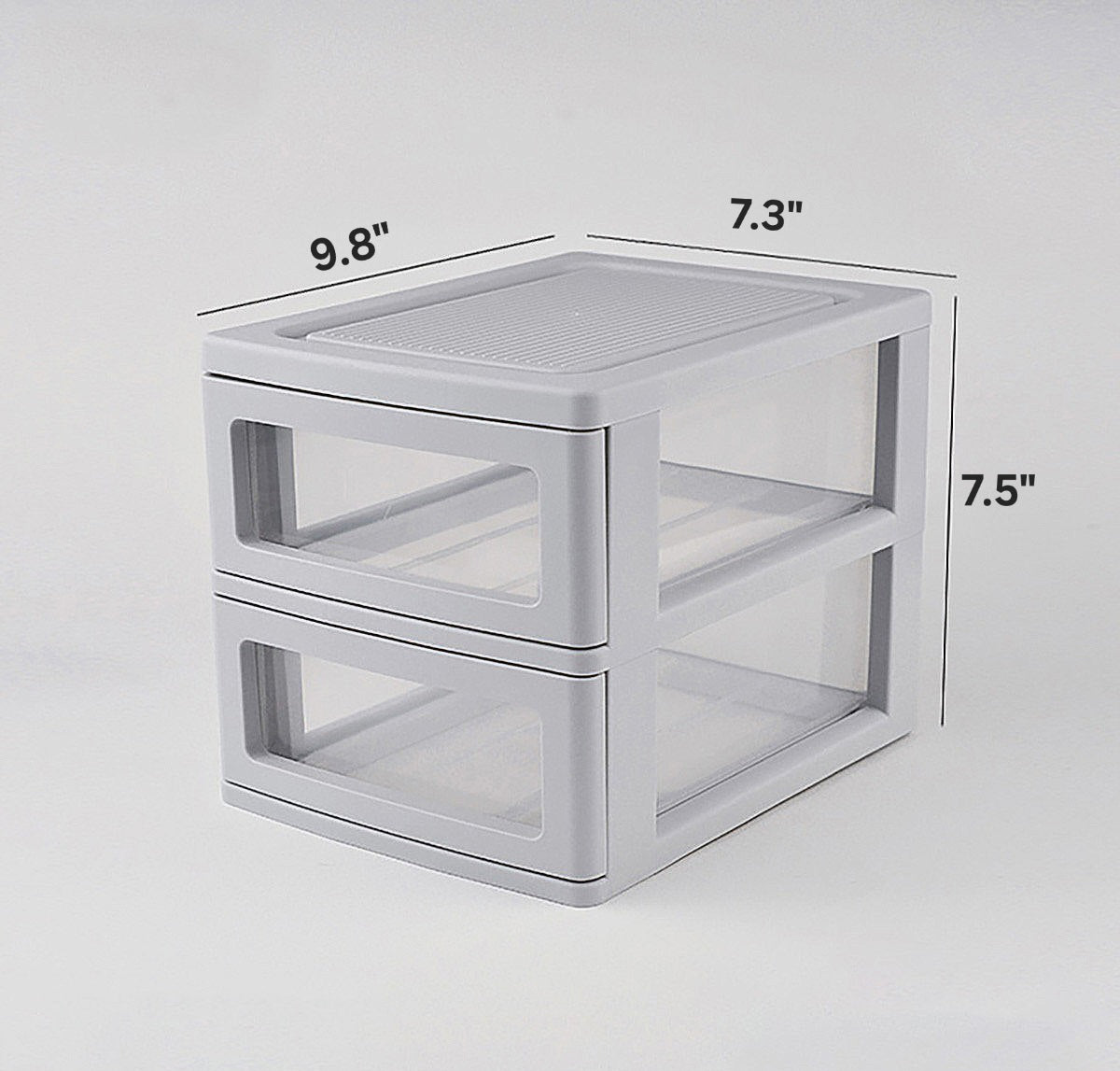 PLASTIC 2 DRAWER ORGANIZER