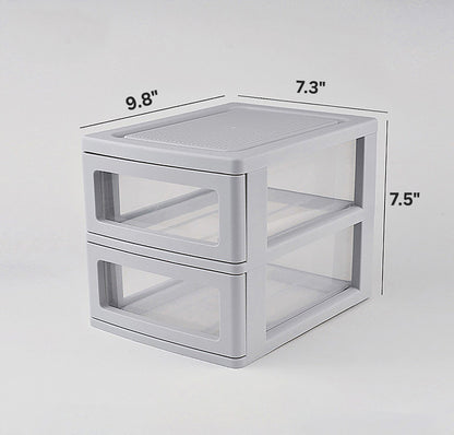 PLASTIC 2 DRAWER ORGANIZER