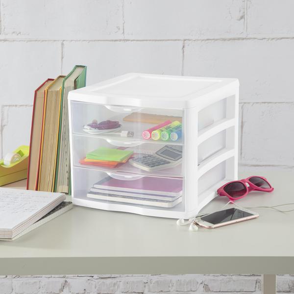 STERILITE CLEARVIEW 3 DRAWER ORGANIZER