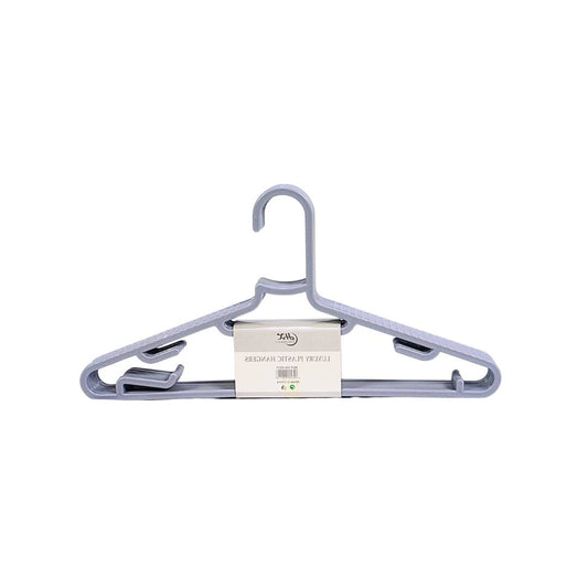 10PK PLASTIC CLOTHES HANGERS