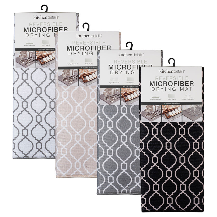 DISH DRYING MAT MICROFIBER PRINTED
