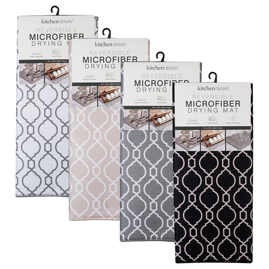 DISH DRYING MAT MICROFIBER PRINTED