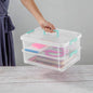 STERILITE STACK & CARRY 2 HANDLE BOX