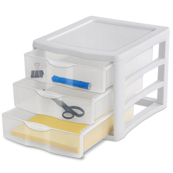 STERILITE CLEARVIEW 3 DRAWER ORGANIZER