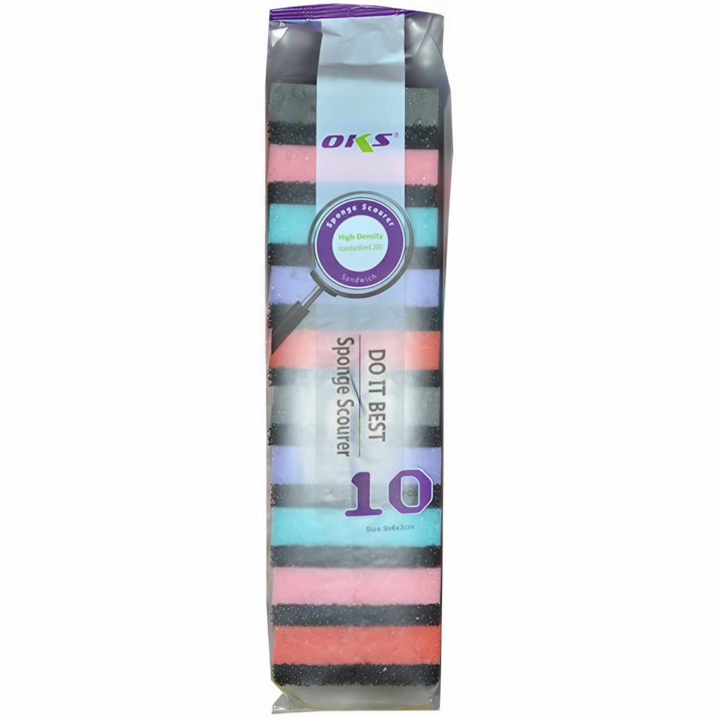 OKS 10PC SPONGE SCOURER